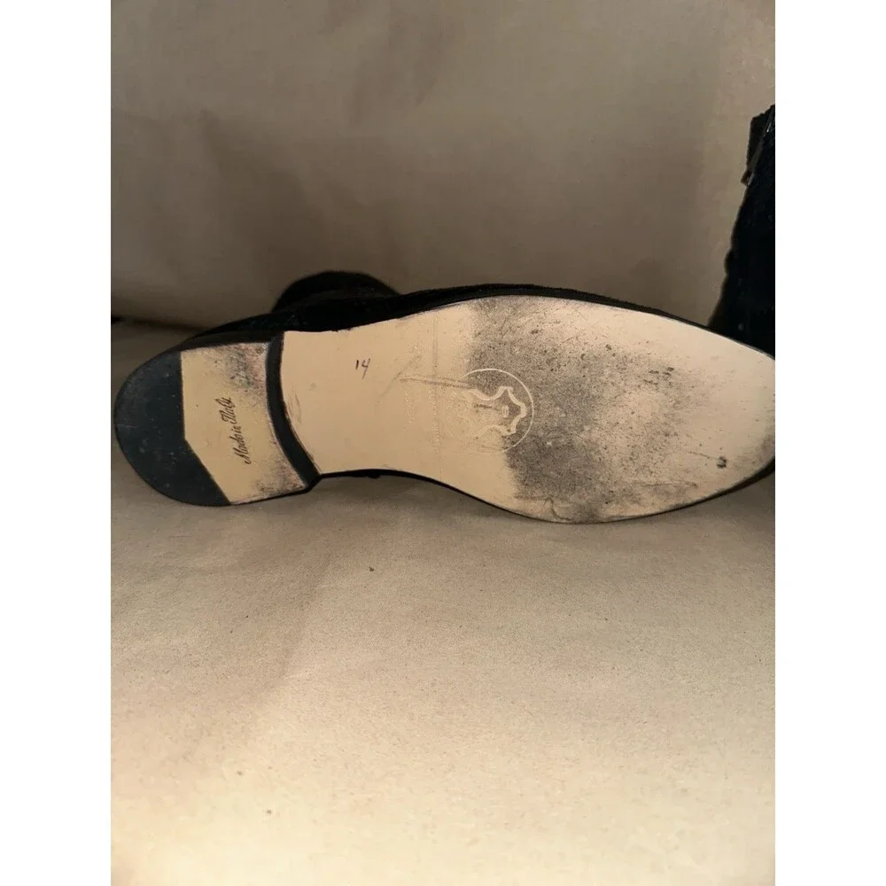 john varvatos Morrison Sharpie Snake Embossed Boots Size 9 Mens